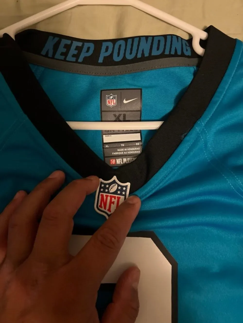 Carolina Panthers DJ Moore XL Jersey